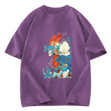 Tokyosol Underwater Corals Washed T-Shirt