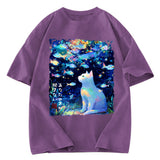 Tokyosol Cat&Fish: I Want to Hear Your Voice Washed T-Shirt