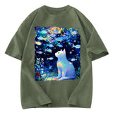 Tokyosol Cat&Fish: I Want to Hear Your Voice Washed T-Shirt
