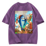 Tokyosol Tuna VS Human Washed T-Shirt