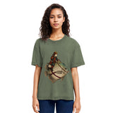 Tokyosol Samurai Riding A Fish Washed T-Shirt