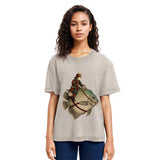 Tokyosol Samurai Riding A Fish Washed T-Shirt