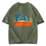 Tokyosol Canned Fish Bar Washed T-Shirt