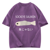 Tokyosol Sockeye Salmon Washed T-Shirt