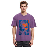 Tokyosol Woodcut Koi Washed T-Shirt