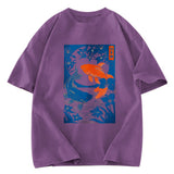 Tokyosol Woodcut Koi Washed T-Shirt