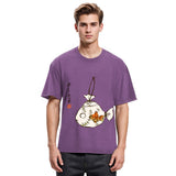 Tokyosol Vintage Carp Painting Washed T-Shirt