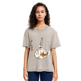 Tokyosol Vintage Carp Painting Washed T-Shirt