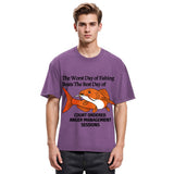 Tokyosol Funny Koi Joke Washed T-Shirt