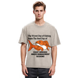 Tokyosol Funny Koi Joke Washed T-Shirt