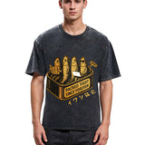 Tokyosol Sardines Office Worker Washed T-Shirt