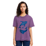 Tokyosol Japanese whale Washed T-Shirt