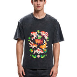 Tokyosol Retro Koi Group Washed T-Shirt