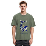 Tokyosol Ukiyoe Wave Whale Washed T-Shirt