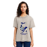 Tokyosol Ukiyoe Wave Whale Washed T-Shirt