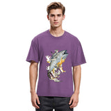 Tokyosol Cats Caught Tuna Washed T-Shirt