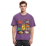 Tokyosol Vintage Canned Fish Washed T-Shirt