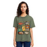 Tokyosol Vintage Canned Fish Washed T-Shirt