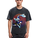 Tokyosol Vintage Japanese Koi Washed T-Shirt