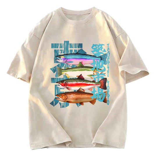 Tokyosol Retro Tsukiji Market Washed T-Shirt