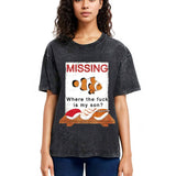 Tokyosol Clownfish Sushi Washed T-Shirt