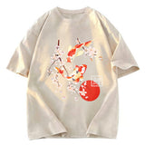 Tokyosol Japanese Auspicious Carp Washed T-Shirt