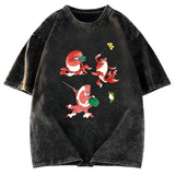 Tokyosol Fish Party Washed T-Shirt