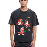 Tokyosol Fish Party Washed T-Shirt