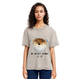 Tokyosol Grumpy Pufferfish Washed T-Shirt