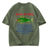 Tokyosol Born To Fish Washed T-Shirt