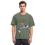 Tokyosol Cowboy Mouse Ride Fish Washed T-Shirt