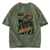 Tokyosol Tsukiji Market Manga Washed T-Shirt