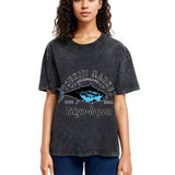Tokyosol Tsukiji Fish Market Blue Fish Washed T-Shirt