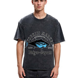 Tokyosol Tsukiji Fish Market Blue Fish Washed T-Shirt