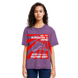 Tokyosol Protest The Taiji Dolphin Hunt Washed T-Shirt