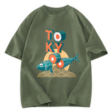 Tokyosol Japanese Tokyo Tuna Washed T-Shirt