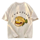 Tokyosol Hamburger Fish Japanese Washed T-Shirt