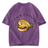 Tokyosol Hamburger Fish Japanese Washed T-Shirt