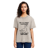 Tokyosol Goose Is Getting Ready To Cause Trouble Washed T-Shirt