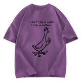 Tokyosol Goose Depends On Coffee Washed T-Shirt