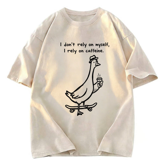Tokyosol Goose Depends On Coffee Washed T-Shirt