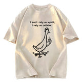 Tokyosol Goose Depends On Coffee Washed T-Shirt