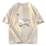 Tokyosol Running Stupid Goose Washed Crop T-Shirt