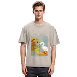 Tokyosol Van Gogh And Geese Washed T-Shirt
