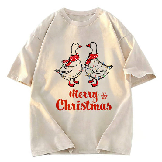 Tokyosol Christmas Goose Washed T-Shirt