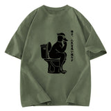 Tokyosol The Thinker On The Toilet Washed T-Shirt