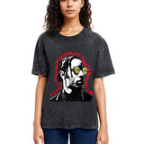 Tokyosol Hiphop Fashion Washed T-Shirt