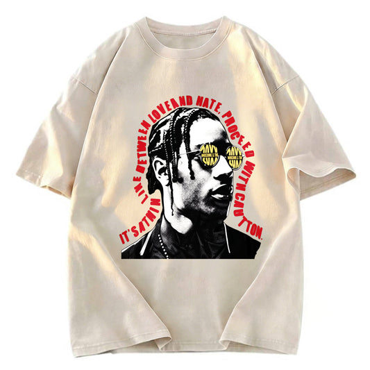 Tokyosol Hiphop Fashion Washed T-Shirt