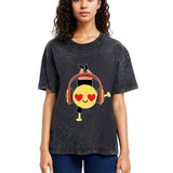 Tokyosol Hiphop Emoji Washed T-Shirt