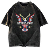 Tokyosol Retro Dipset Diplomats Logo Washed T-Shirt